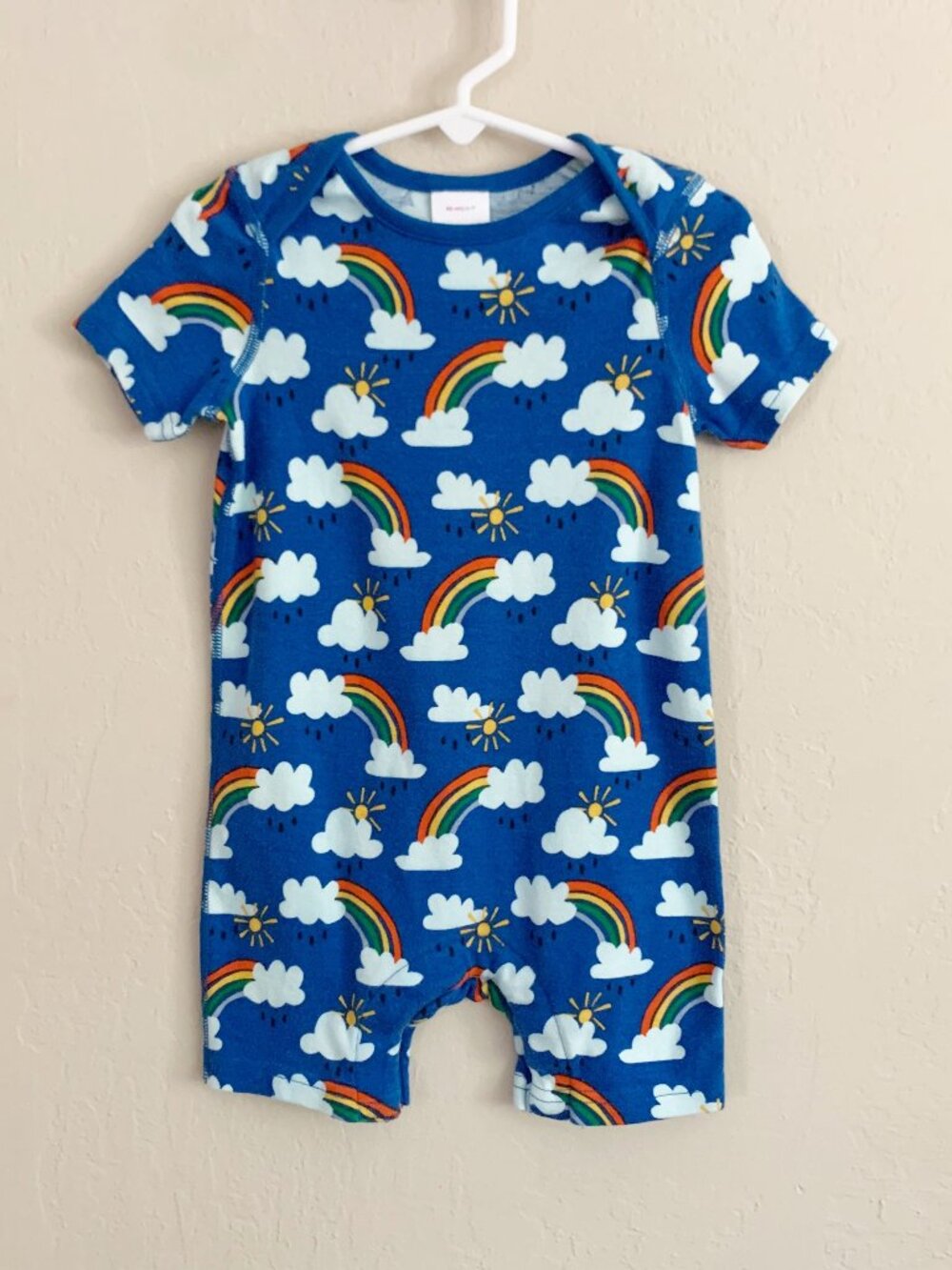 Hanna Andersson Rainbow Jumpsuit • 3T